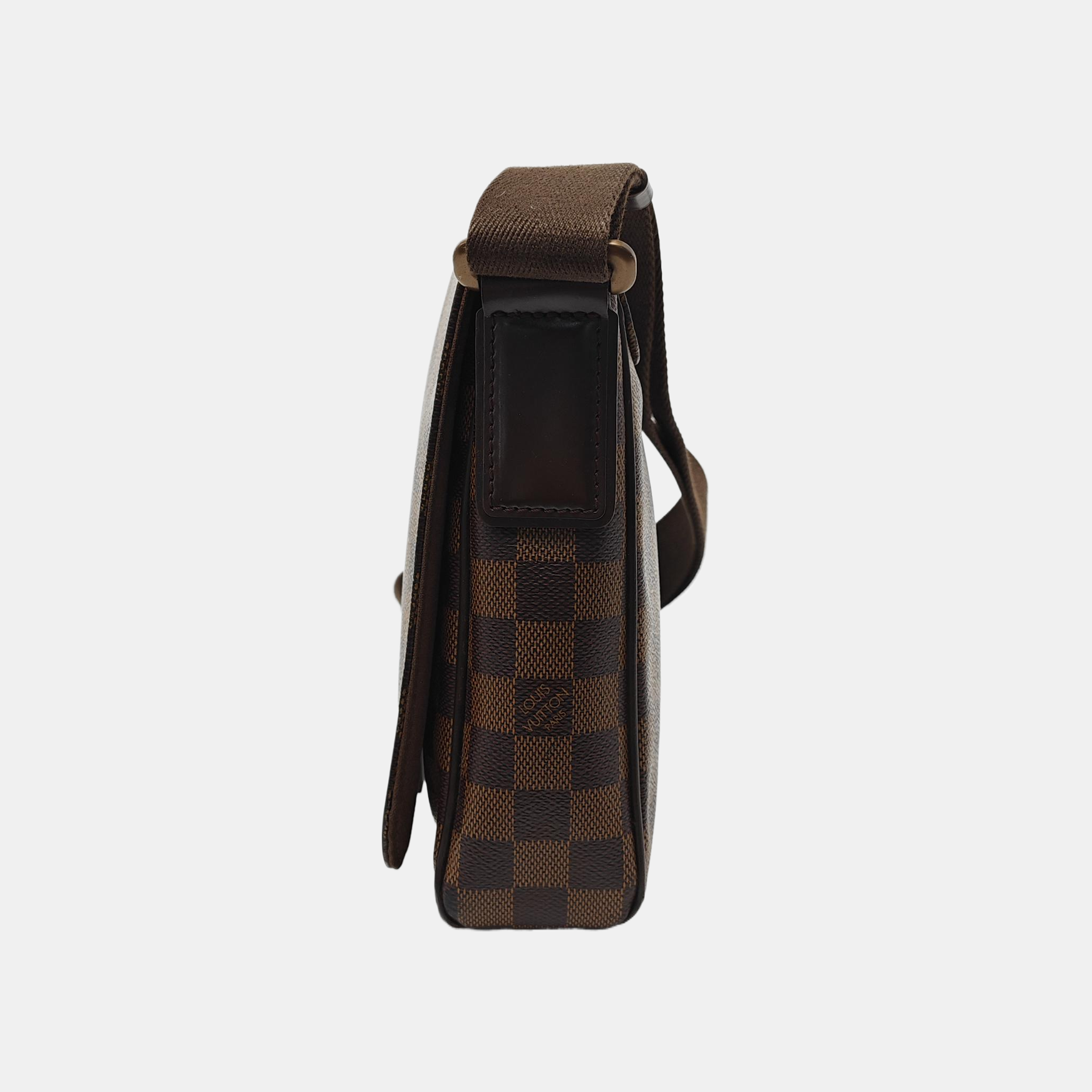 BROOKLYN Damier Ebene Coated Canvas Brown