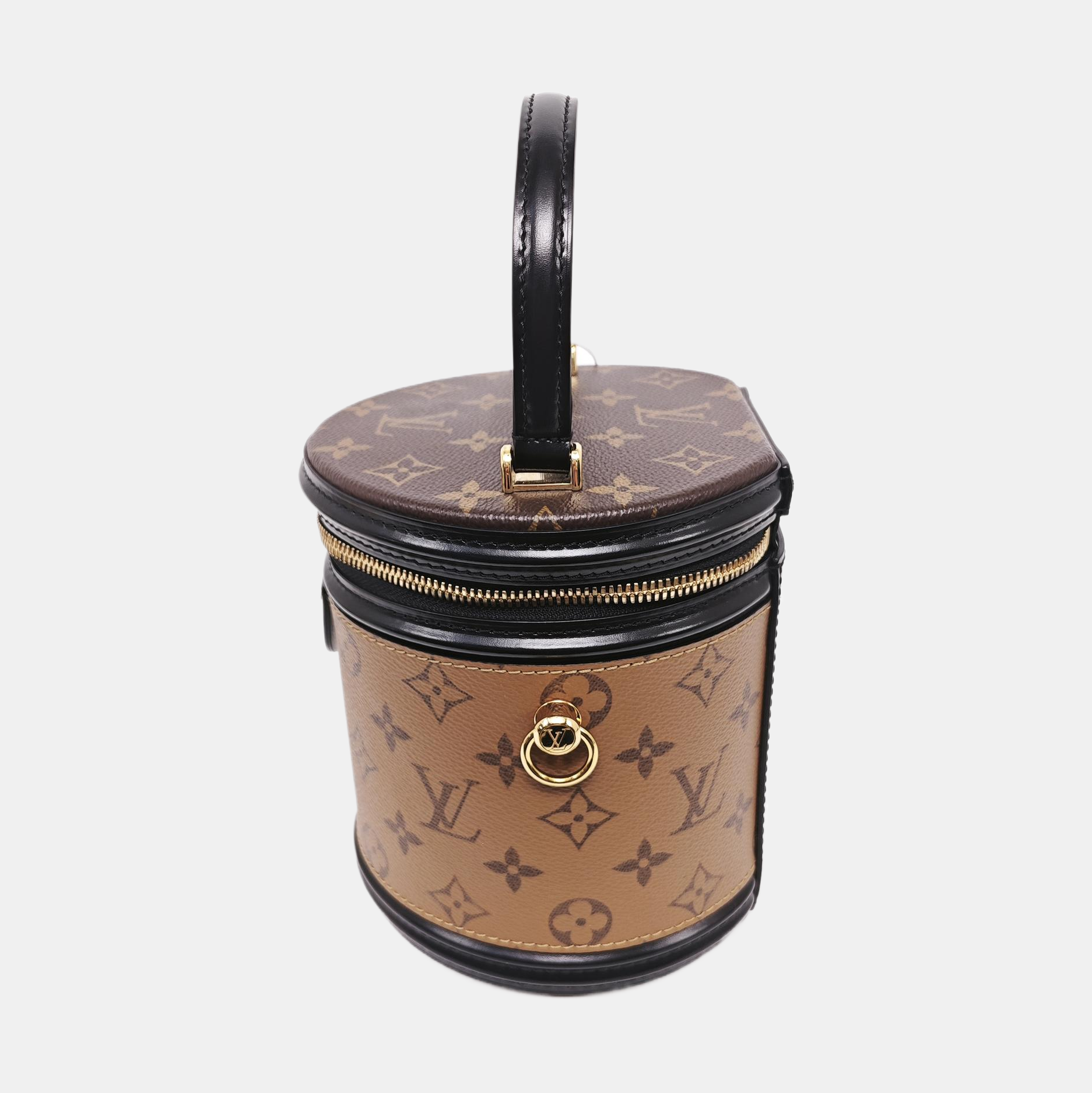 CANNES PM Monogram Coated Canvas Brown