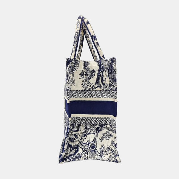 Book Tote Medium Canvas Blue