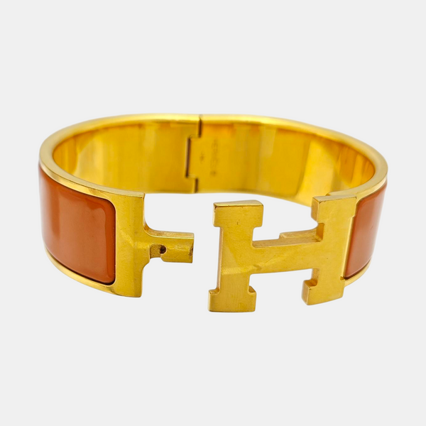 Clic Clac H Metal Gold Bangle