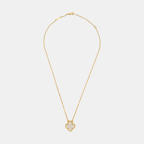 Vintage Alhambra 18k Gold Necklace