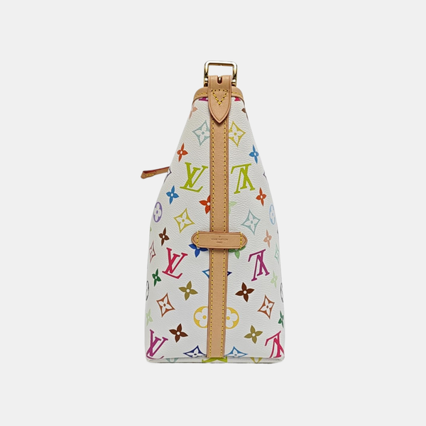 LV × TM CARRYALL PM Monogram Coated Canvas White