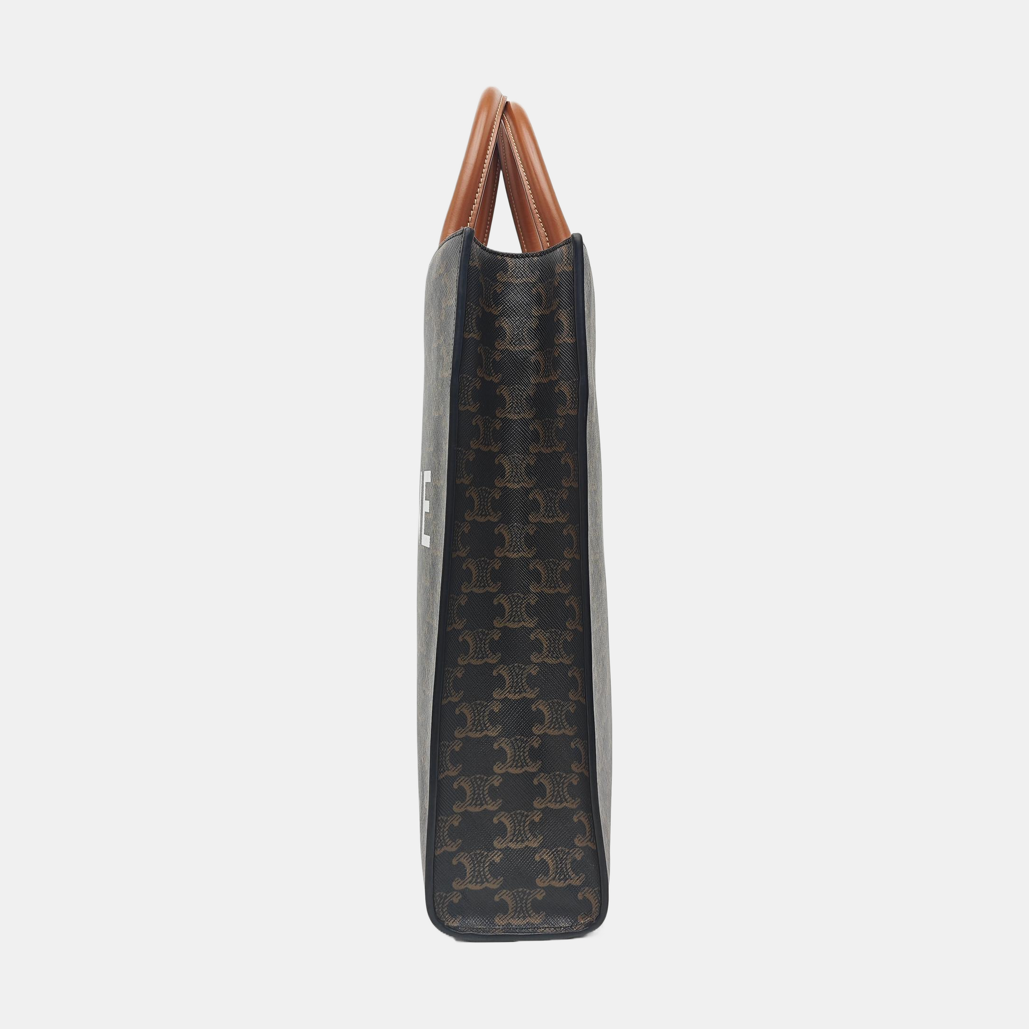 CABAS CELINE Small Coated Canvas Brown