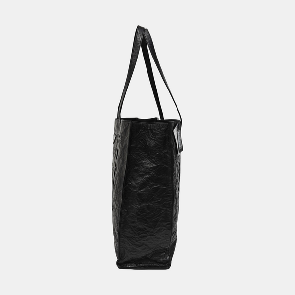 Lambskin Top Handle Bag Black