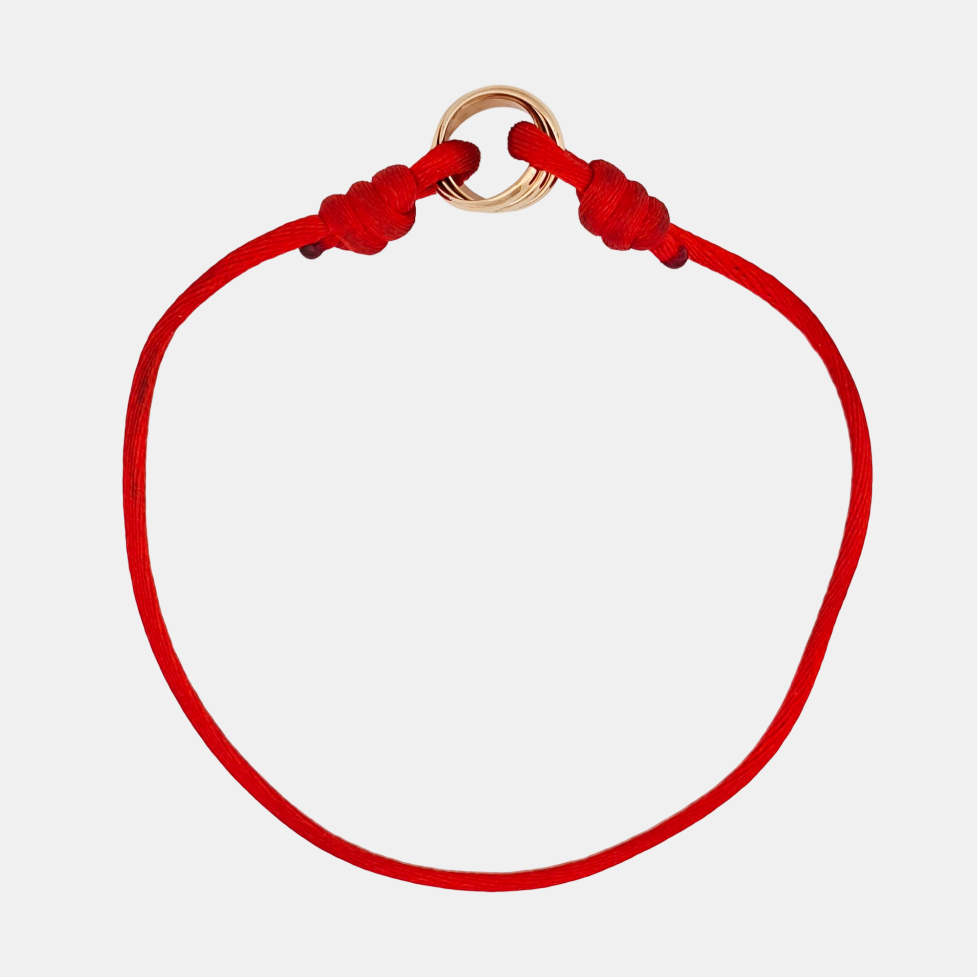 TRINITY Fabric Red Bracelet