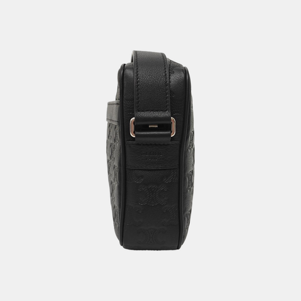 Calfskin Shoulder Bag Medium Black