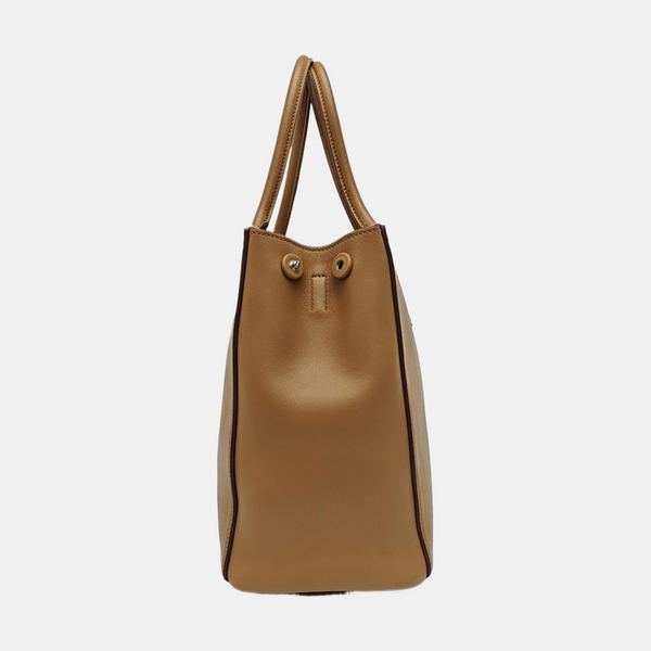 Galleria Large Calfskin Brown