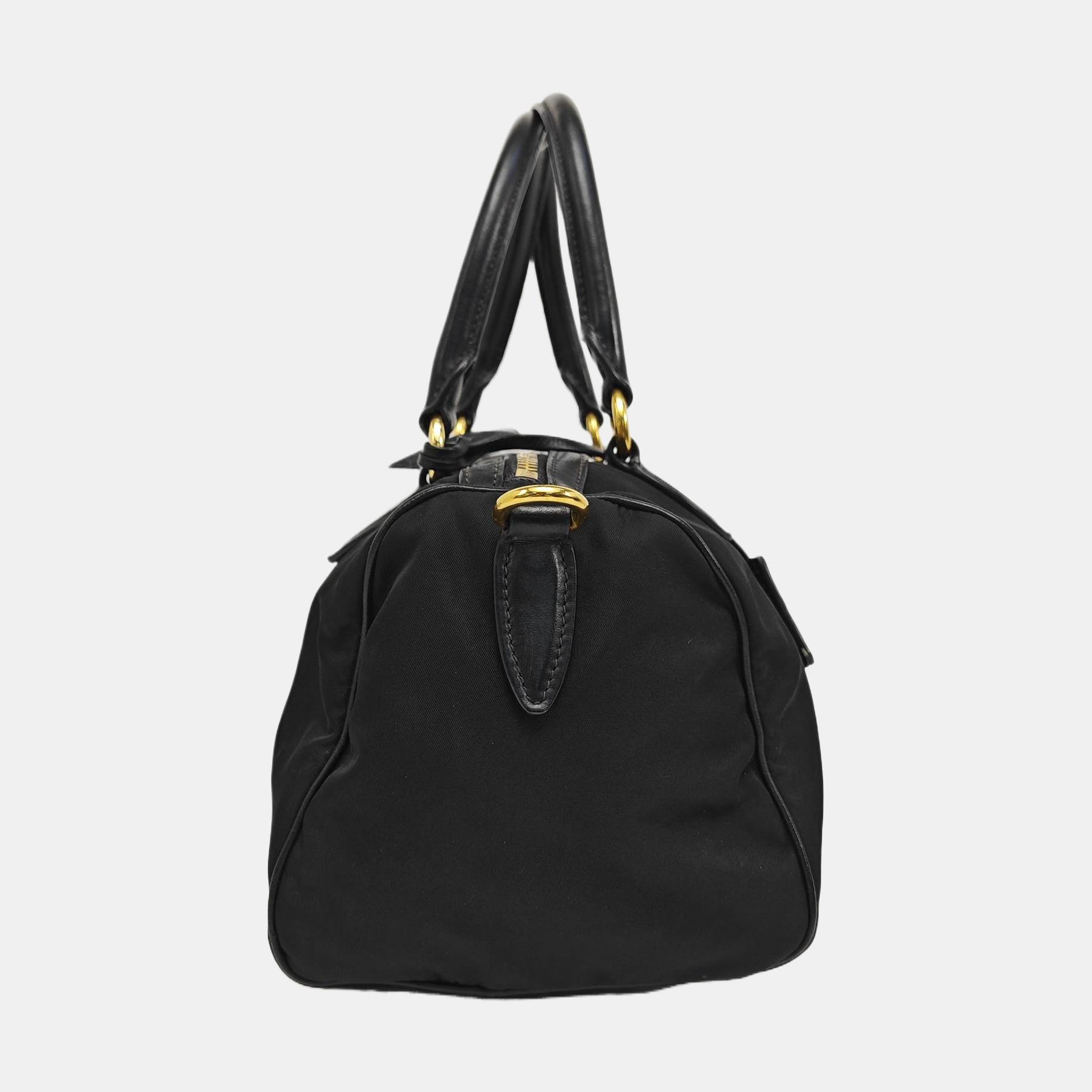 Nylon Shoulder Bag Black