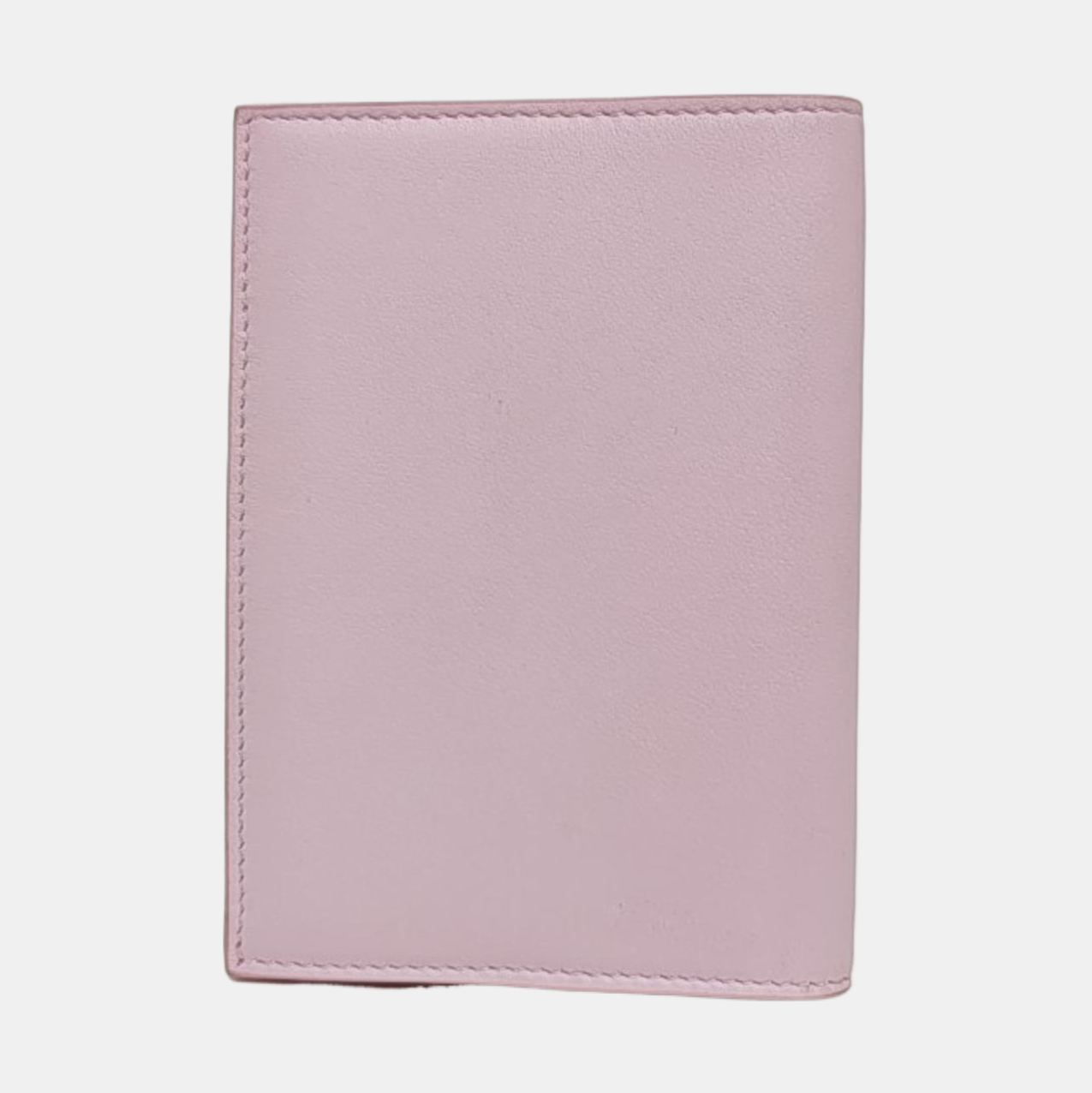 Salon  Médaillon Calfskin Pink Passport Holder