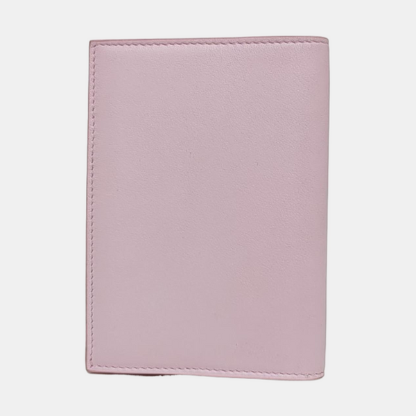 Salon  Médaillon Calfskin Pink Passport Holder