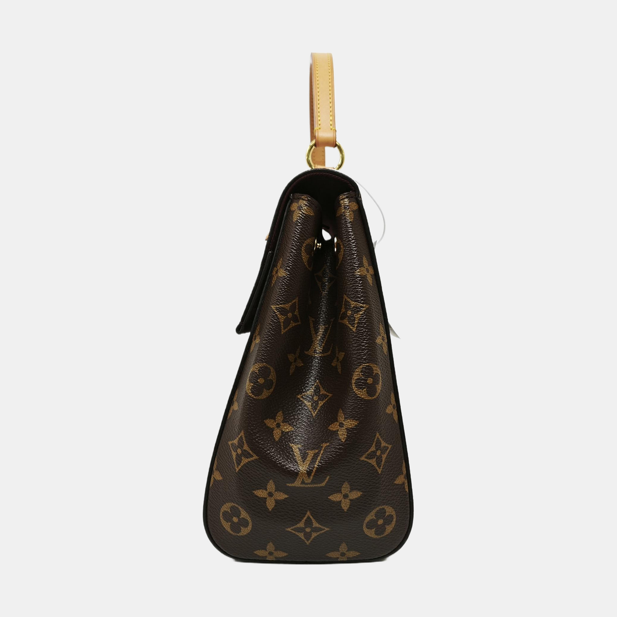 CLUNY MM Monogram Coated Canvas Brown