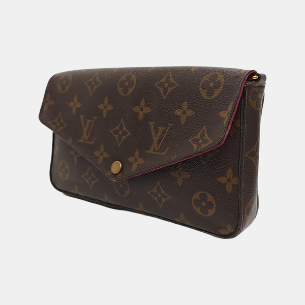 FÉLICIE Monogram Coated Canvas Brown