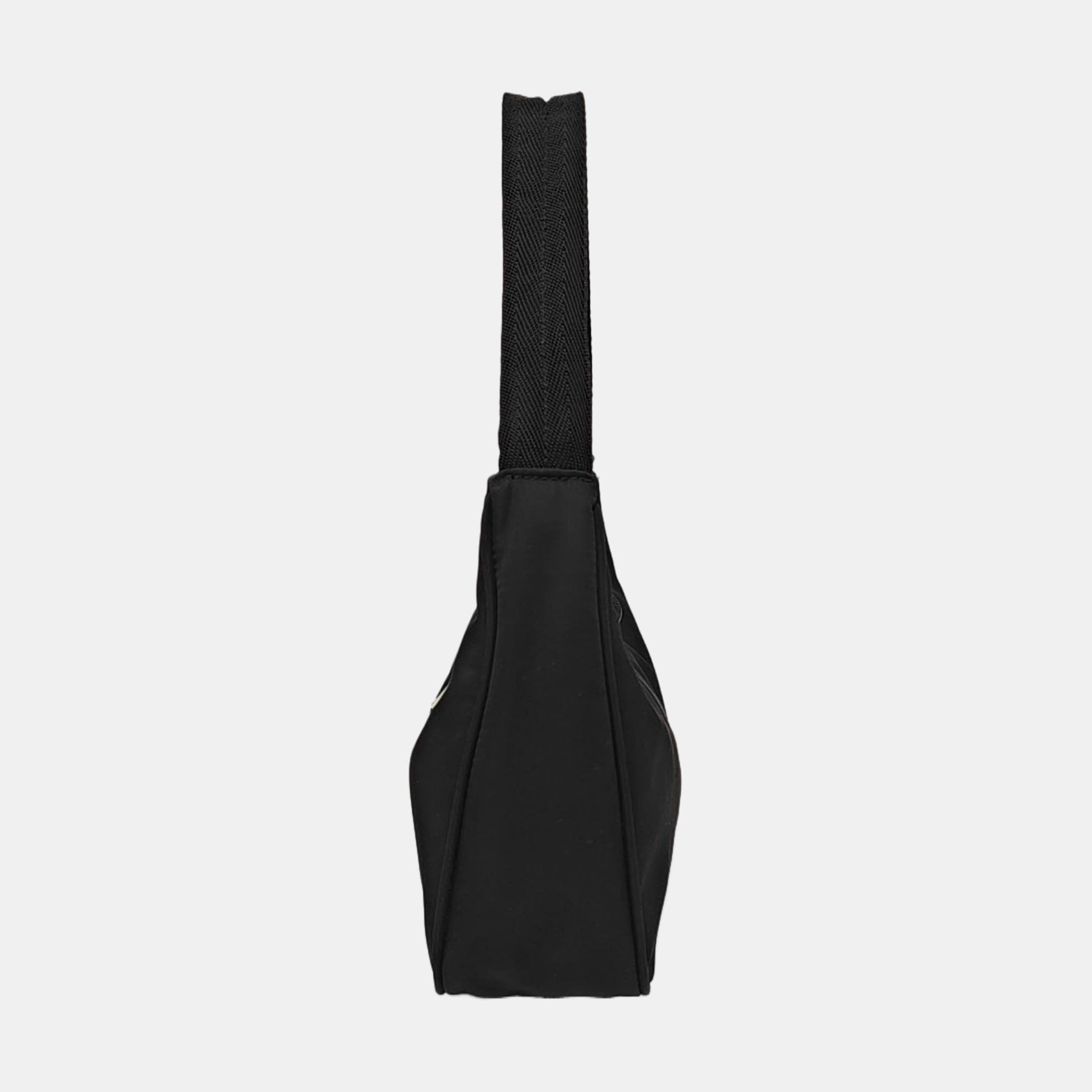 Authenticated pre-owned  Re-Edition2000 Mini Nylon Black - Top Handle Bag at Looply