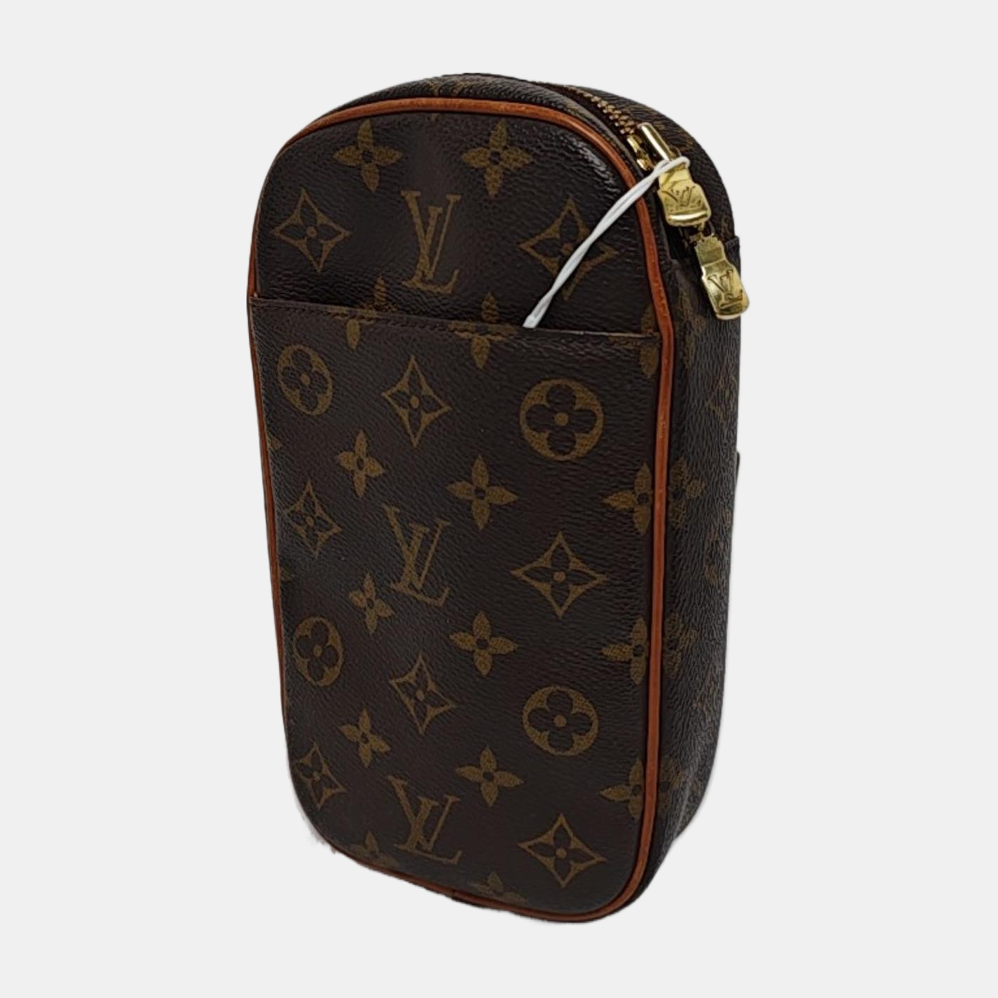 GANGE Monogram Coated Canvas Brown