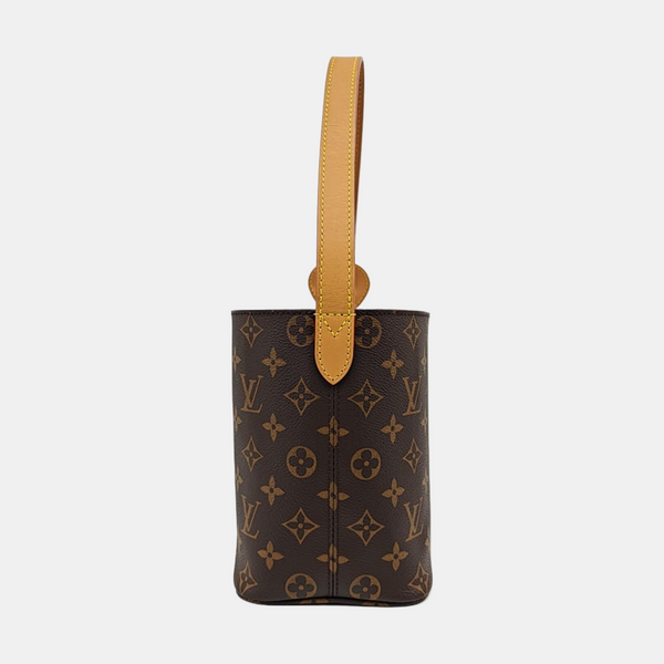 ALL IN BB Monogram Coated Canvas Brown