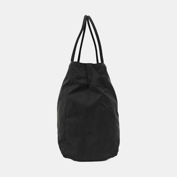 Nylon Top Handle Bag Black