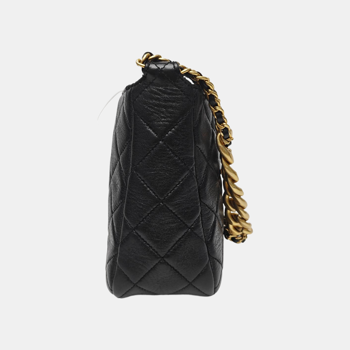 Quilted Lambskin Crossbody Bag Black