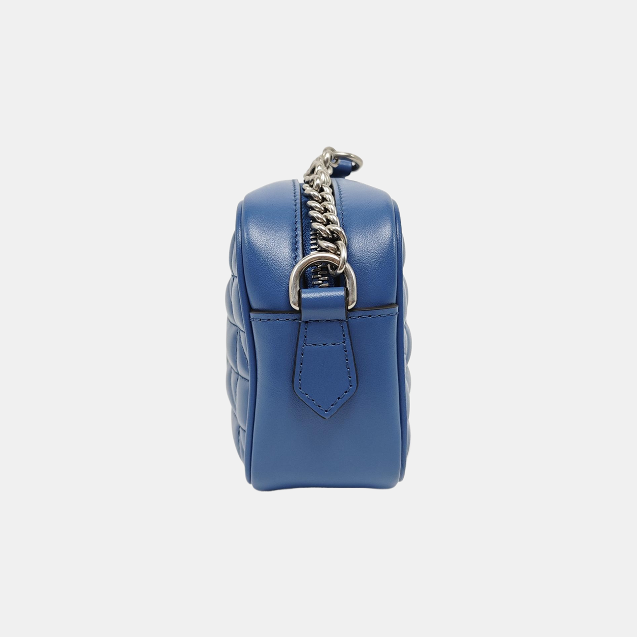GG Marmont Mini Quilted Calfskin Blue