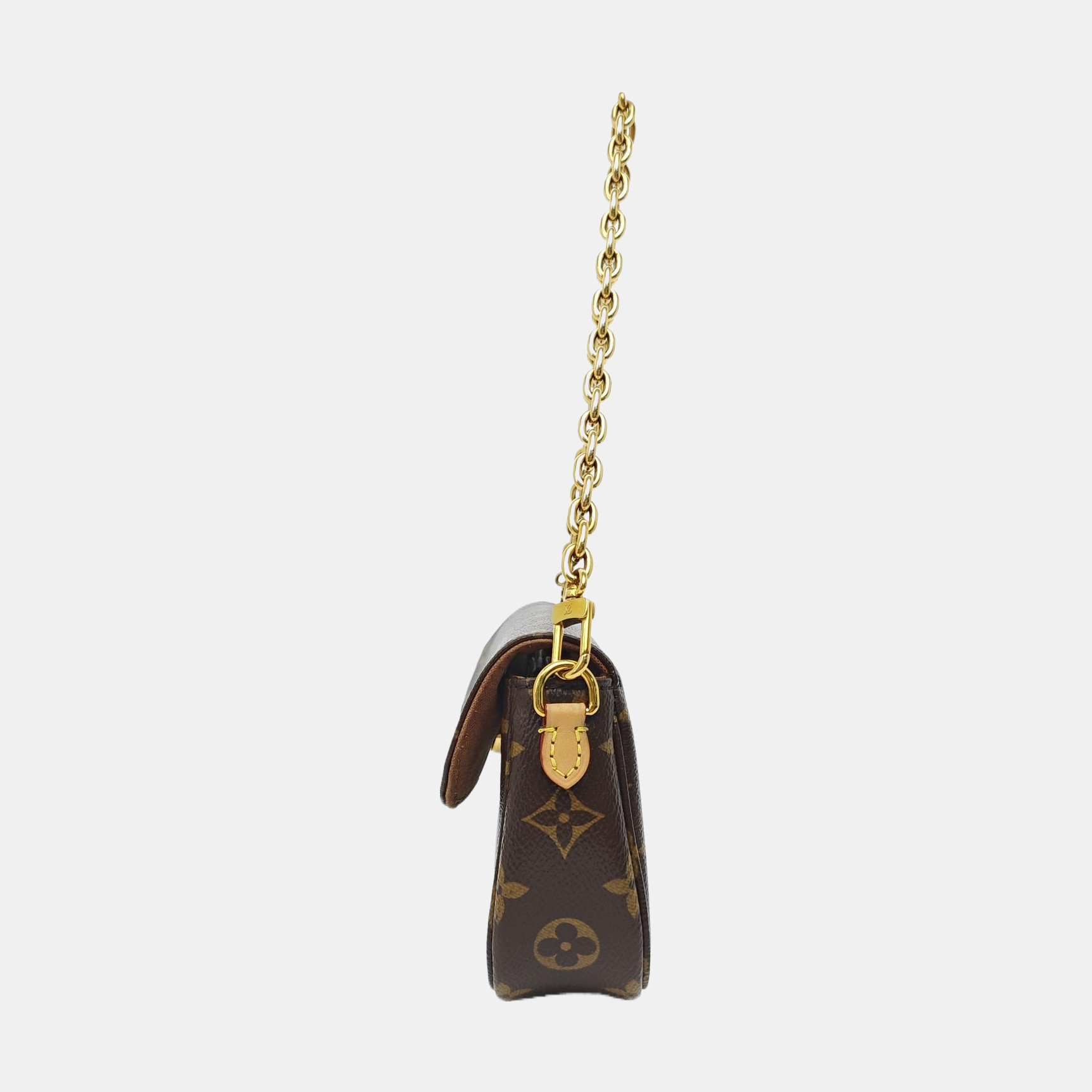 IVY Monogram Coated Canvas Brown