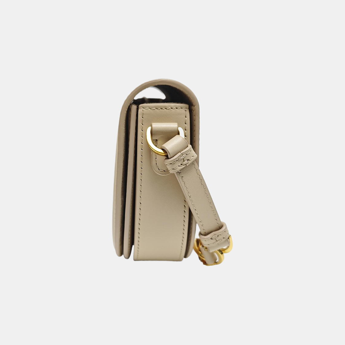 Calfskin Crossbody Bag Beige