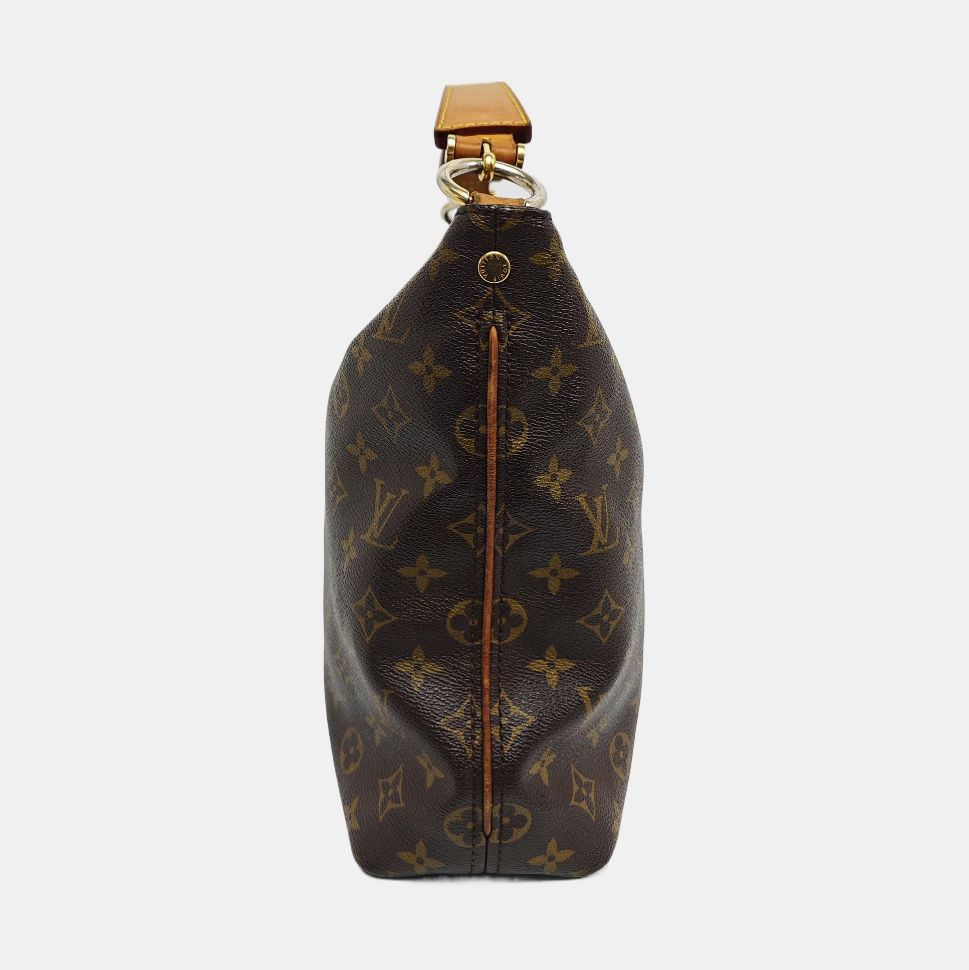 VINTAGE SULLY PM Monogram Coated Canvas Brown