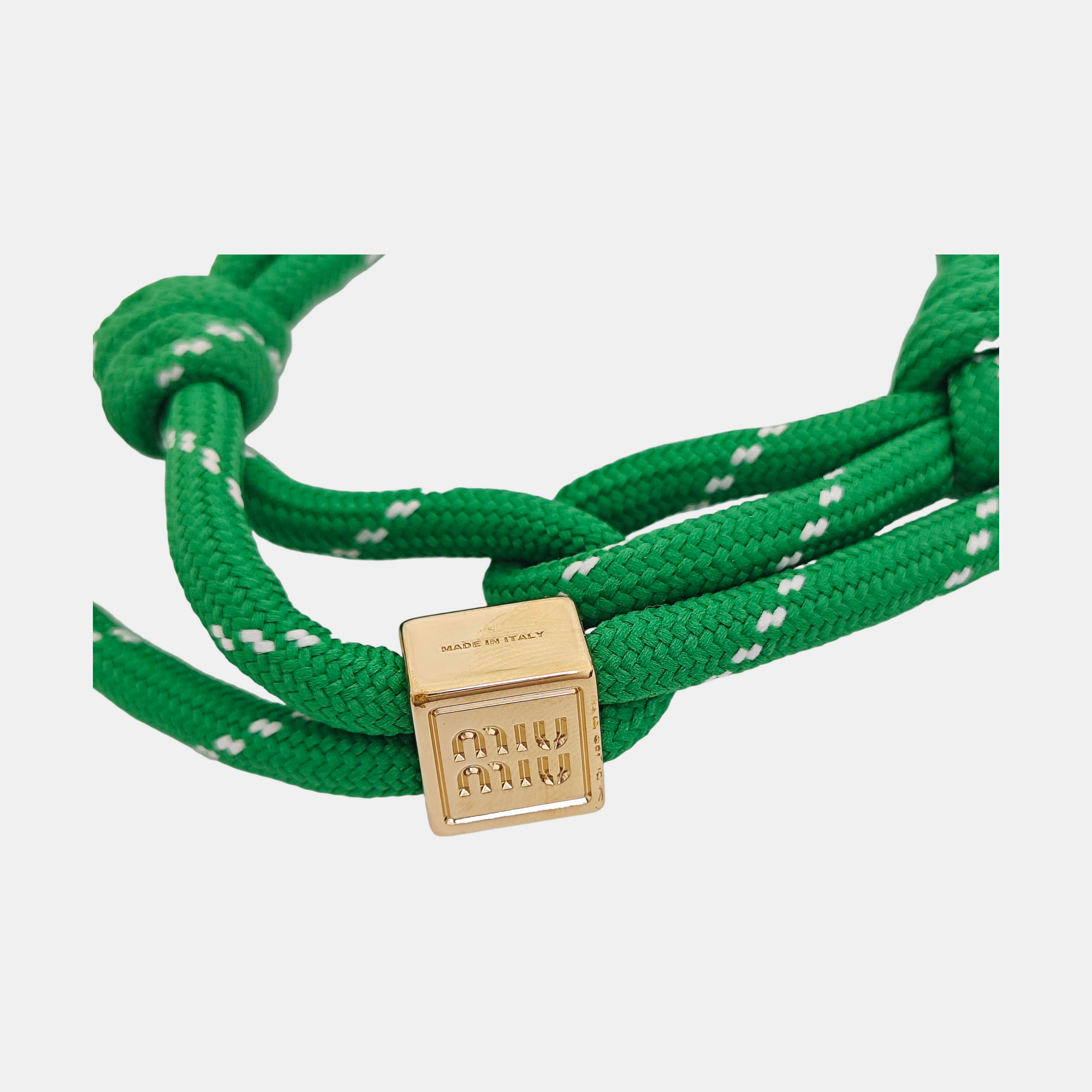 Fabric Green Bracelet