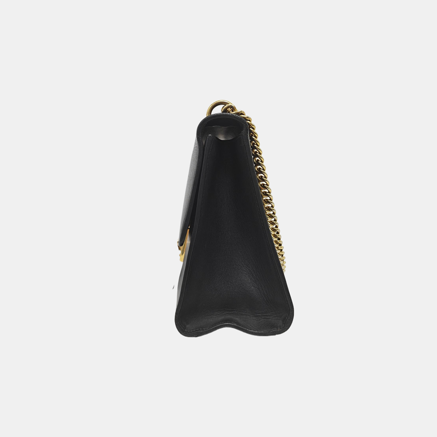 Padlock Medium Calfskin Black