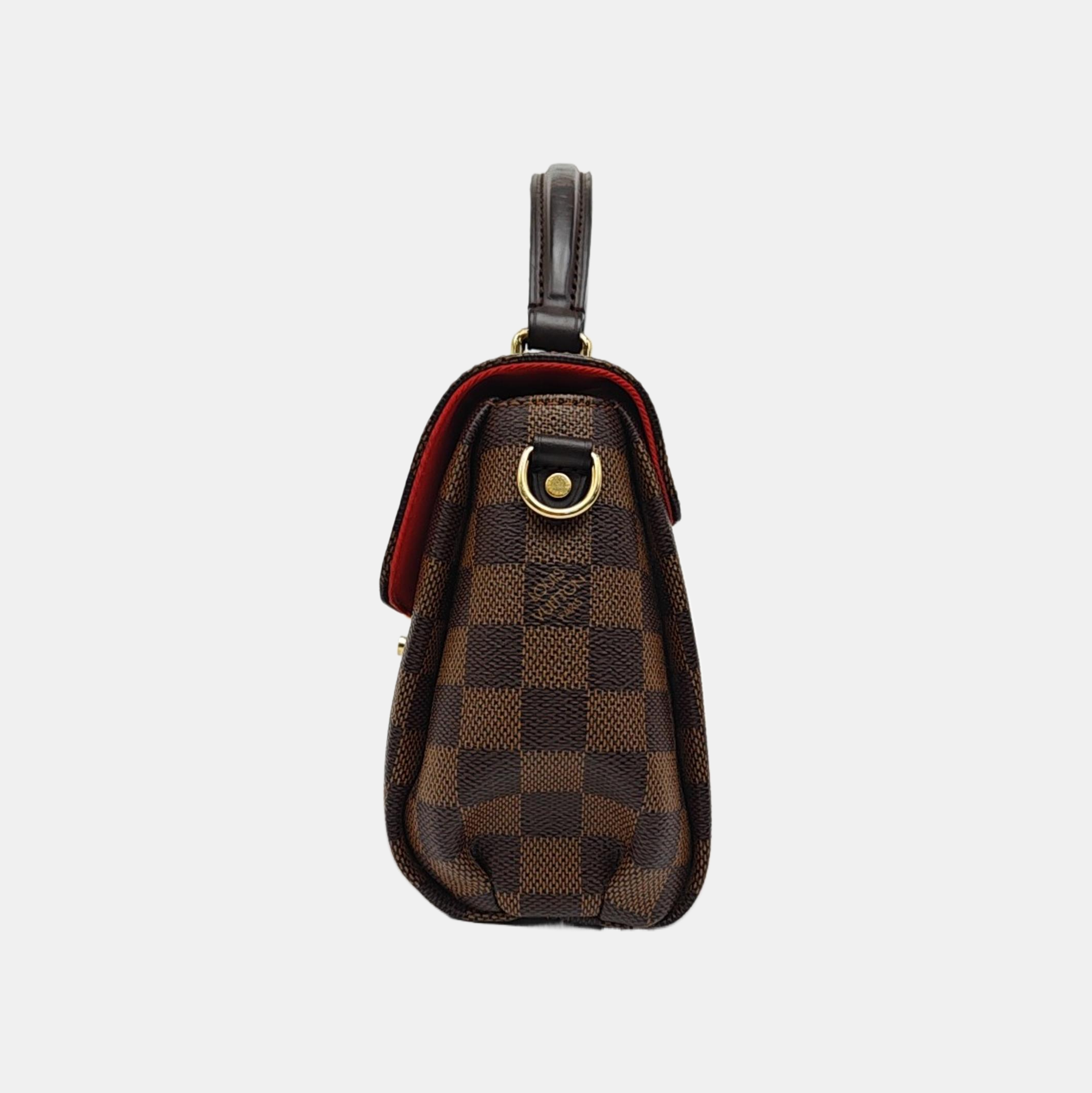 CROISETTE Damier Ebene Coated Canvas Brown