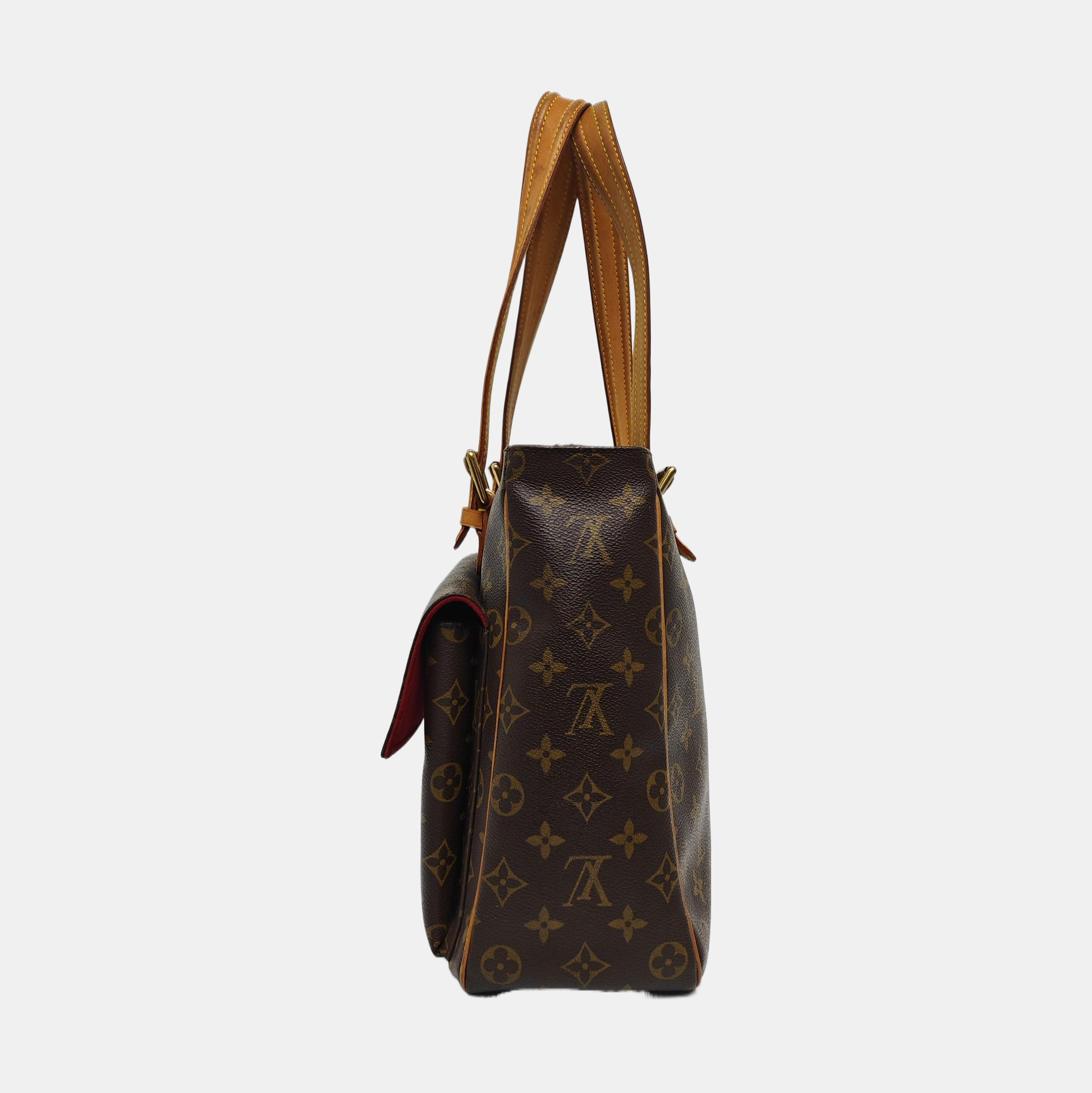 MULTIPLE Monogram Coated Canvas Brown