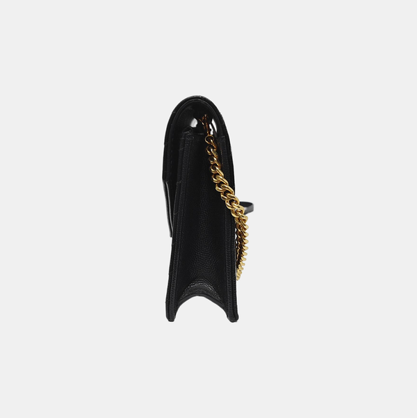 MONOGRAM WOC Chevron Calfskin Black
