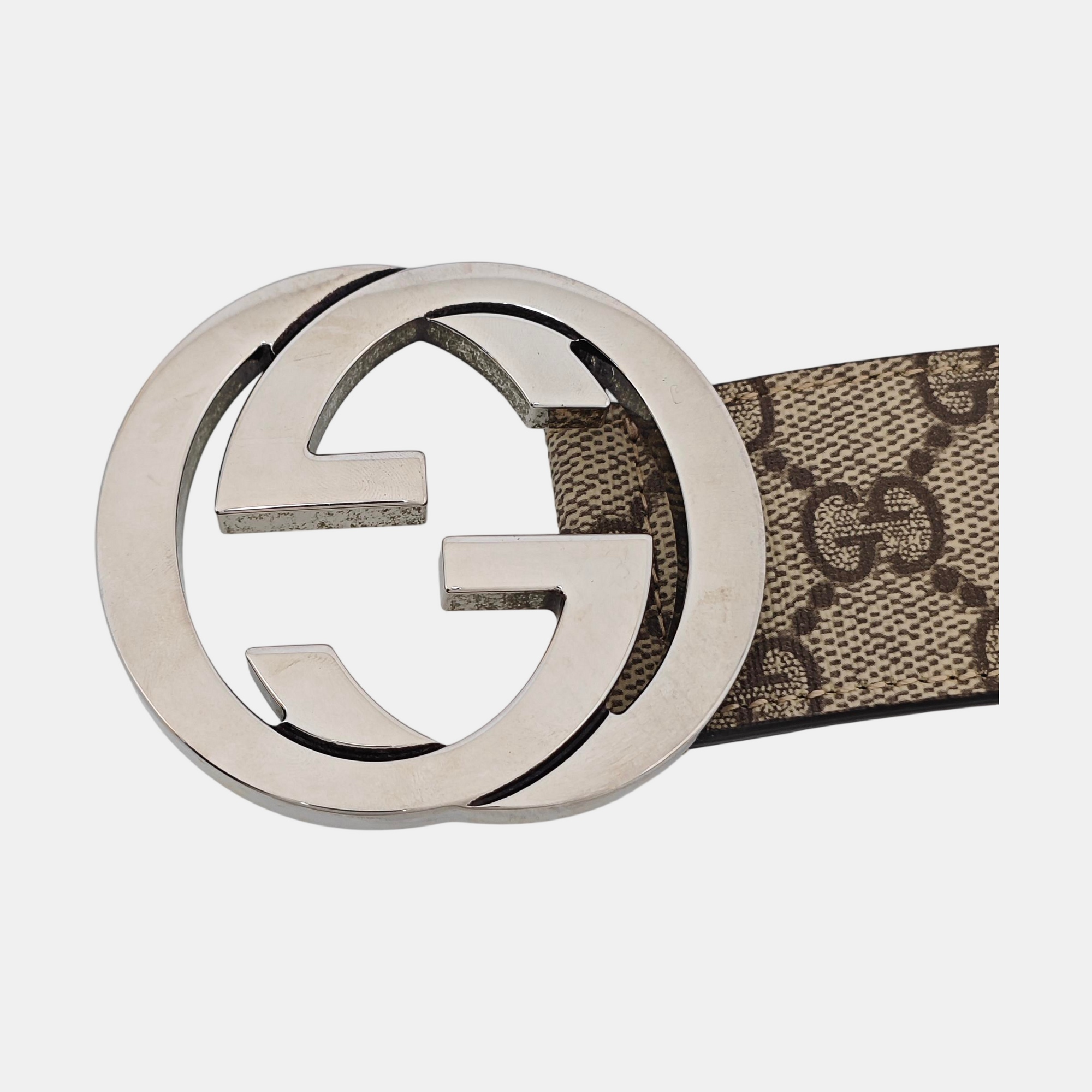Leather Belt Beige