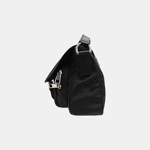 Messenger Monogram Fabric Black