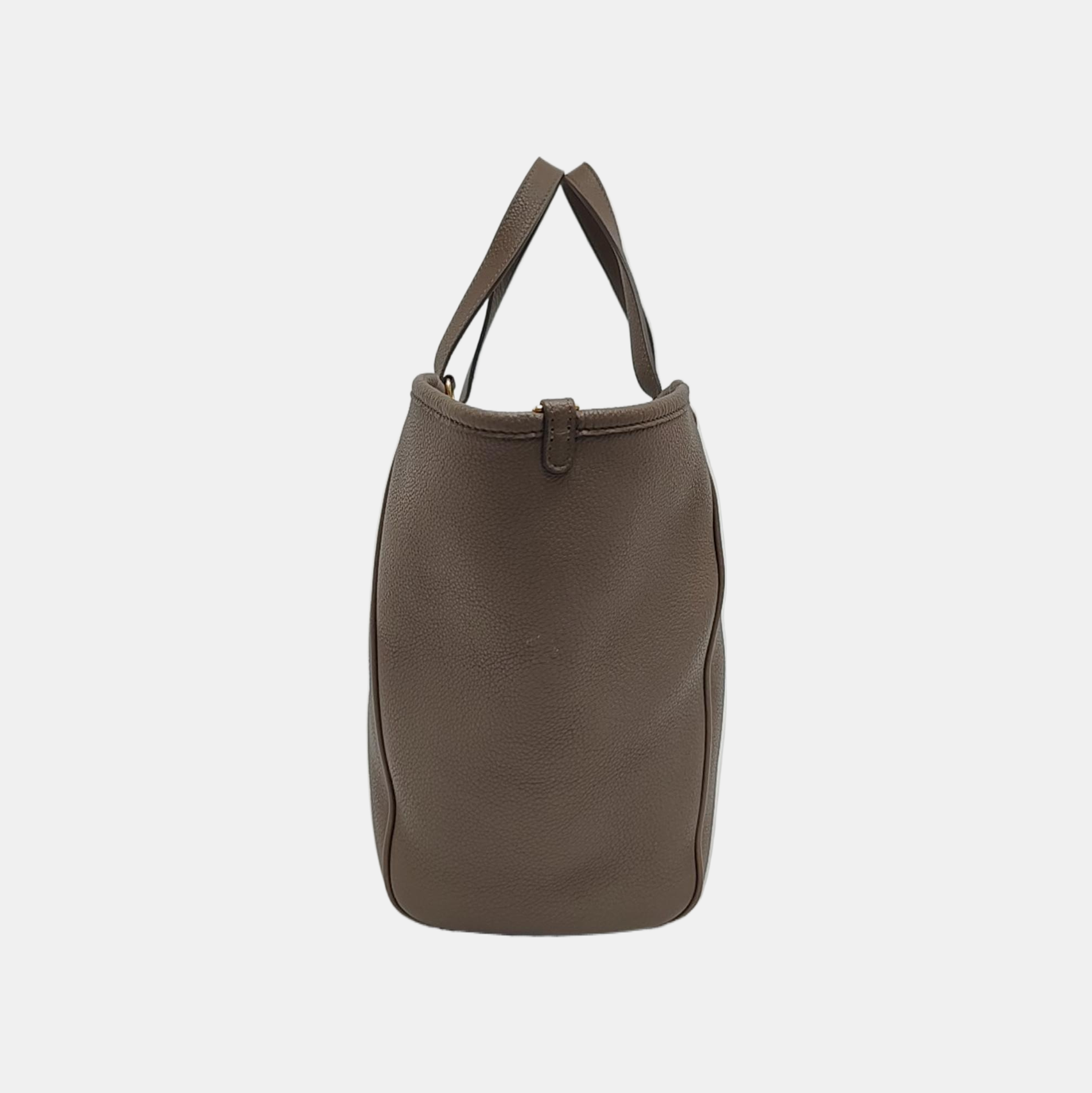 Calfskin Shoulder Bag Gray