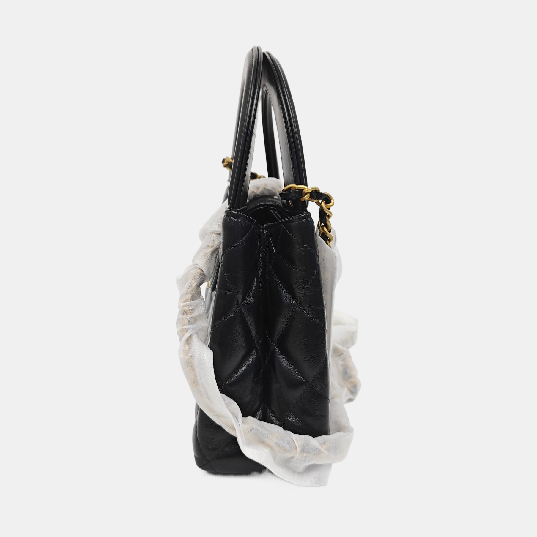 KELLY Mini Quilted Calfskin Black