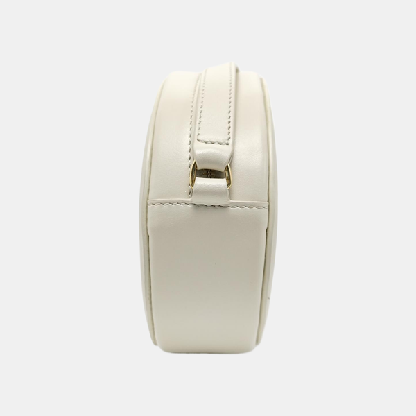 TRIOMPHE Mini Calfskin White