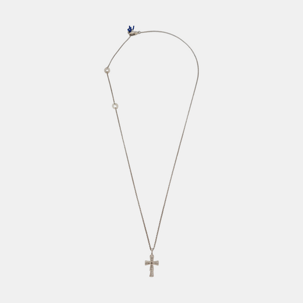 CROCE 18k White Gold Silver Necklace