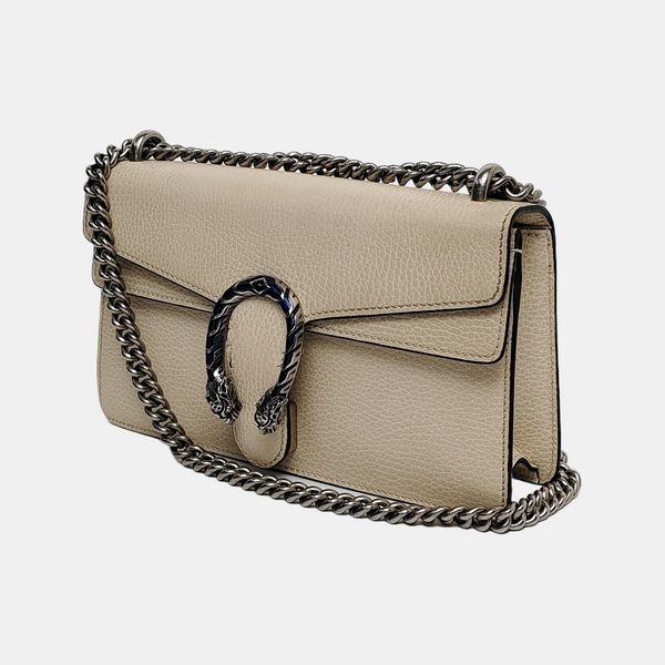 Dionysus Small Calfskin White