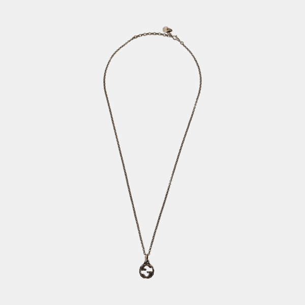Interlocking G 925 Sterling Silver Necklace