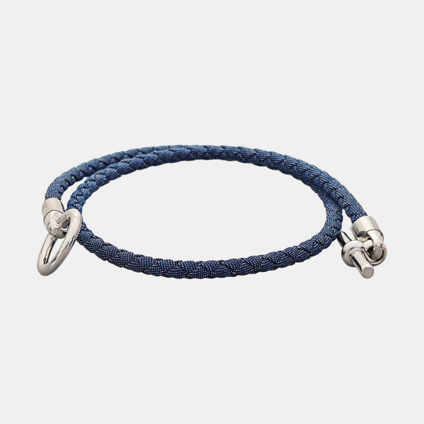 Glenan Fabric Blue Bangle