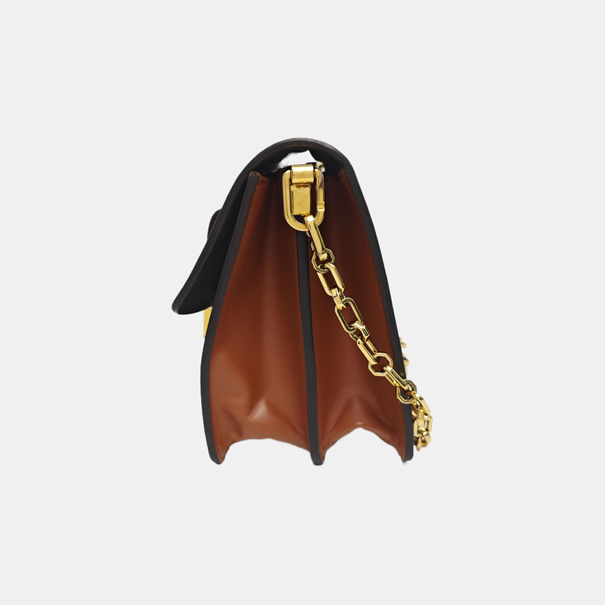 DAUPHINE MM Monogram Coated Canvas Brown