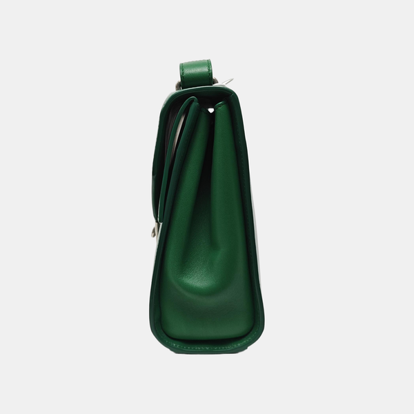 The Clip Calfskin Green