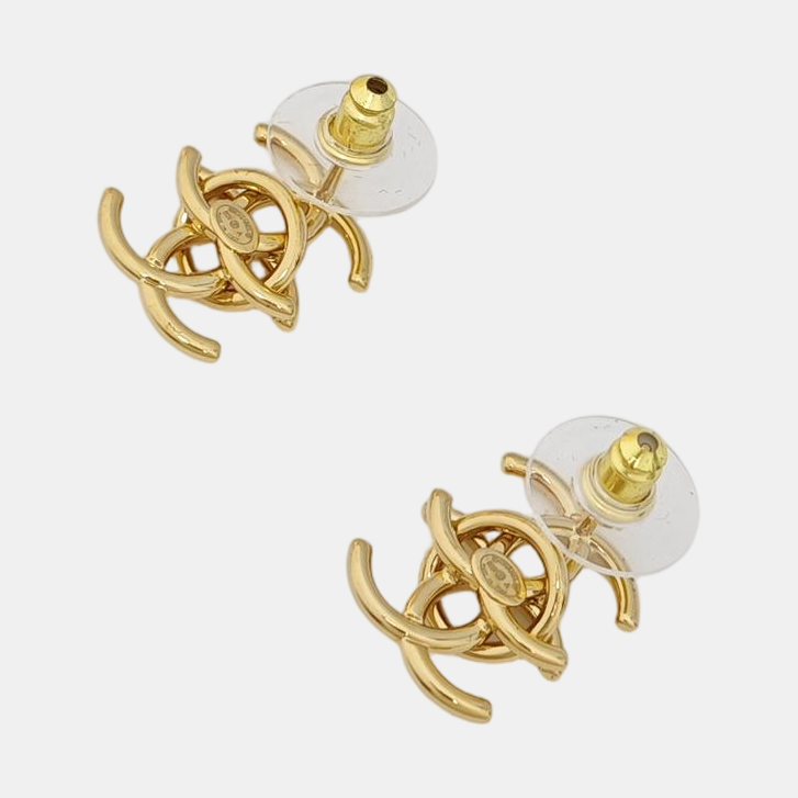 Metal Gold Stud Earrings