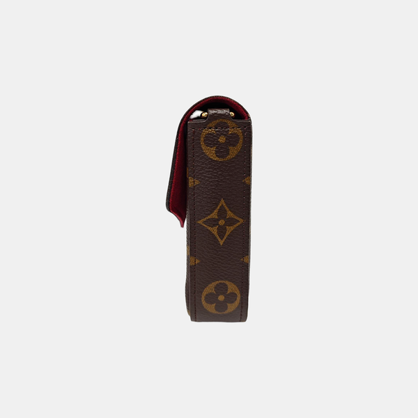 FÉLICIE Monogram Coated Canvas Brown