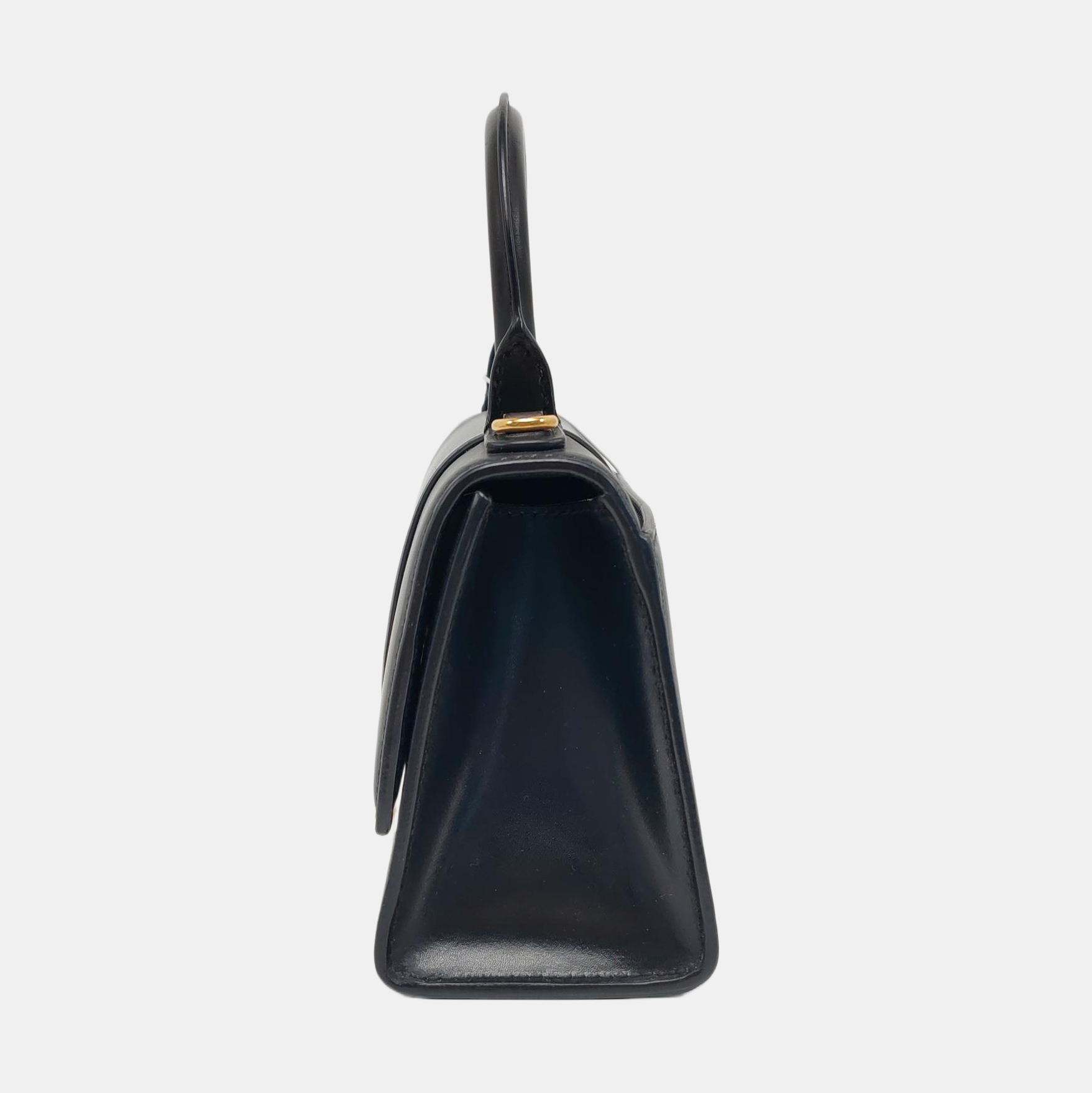 Hourglass XS Calfskin Black