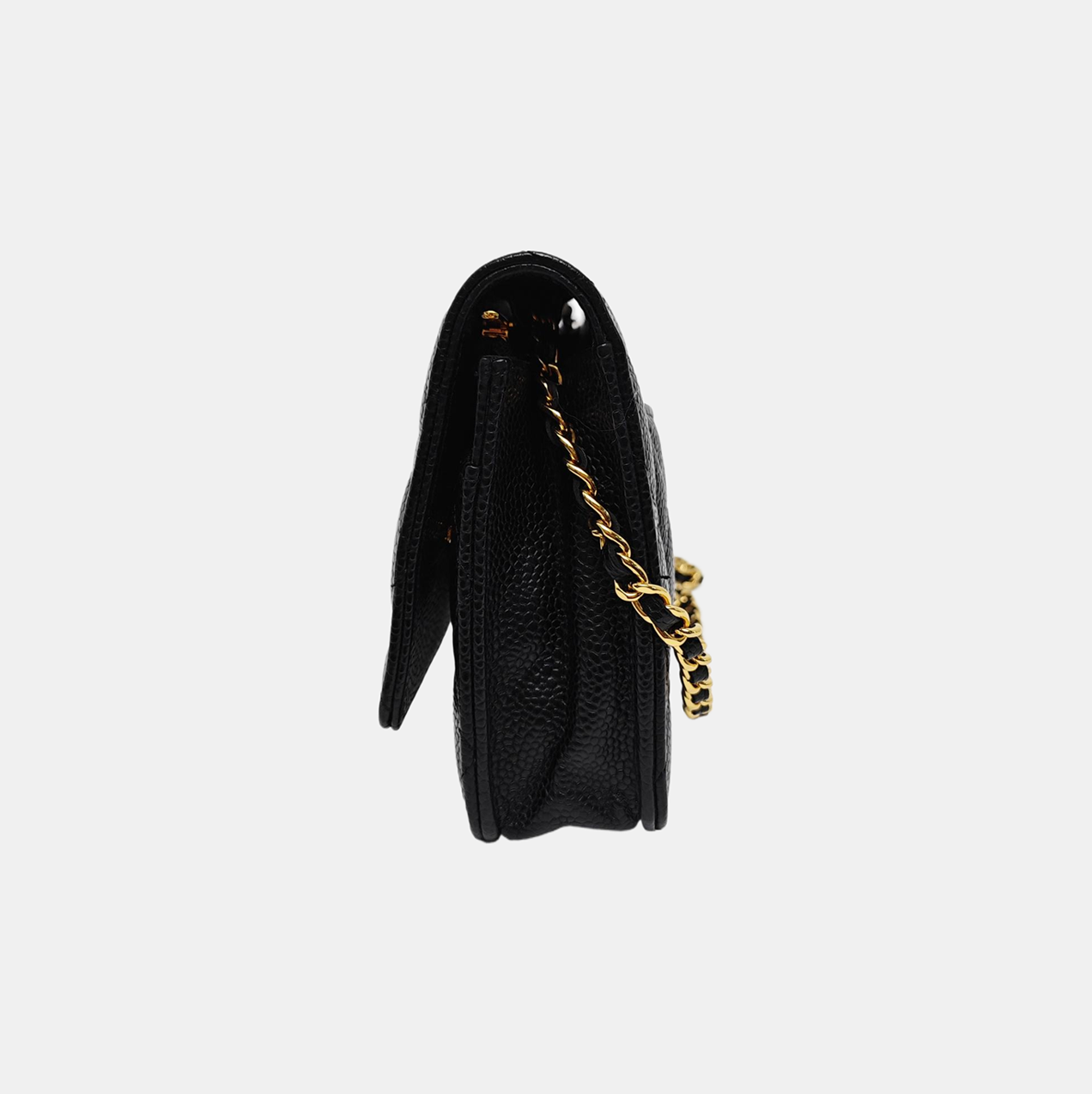 WOC Quilted Grained Calfskin Black