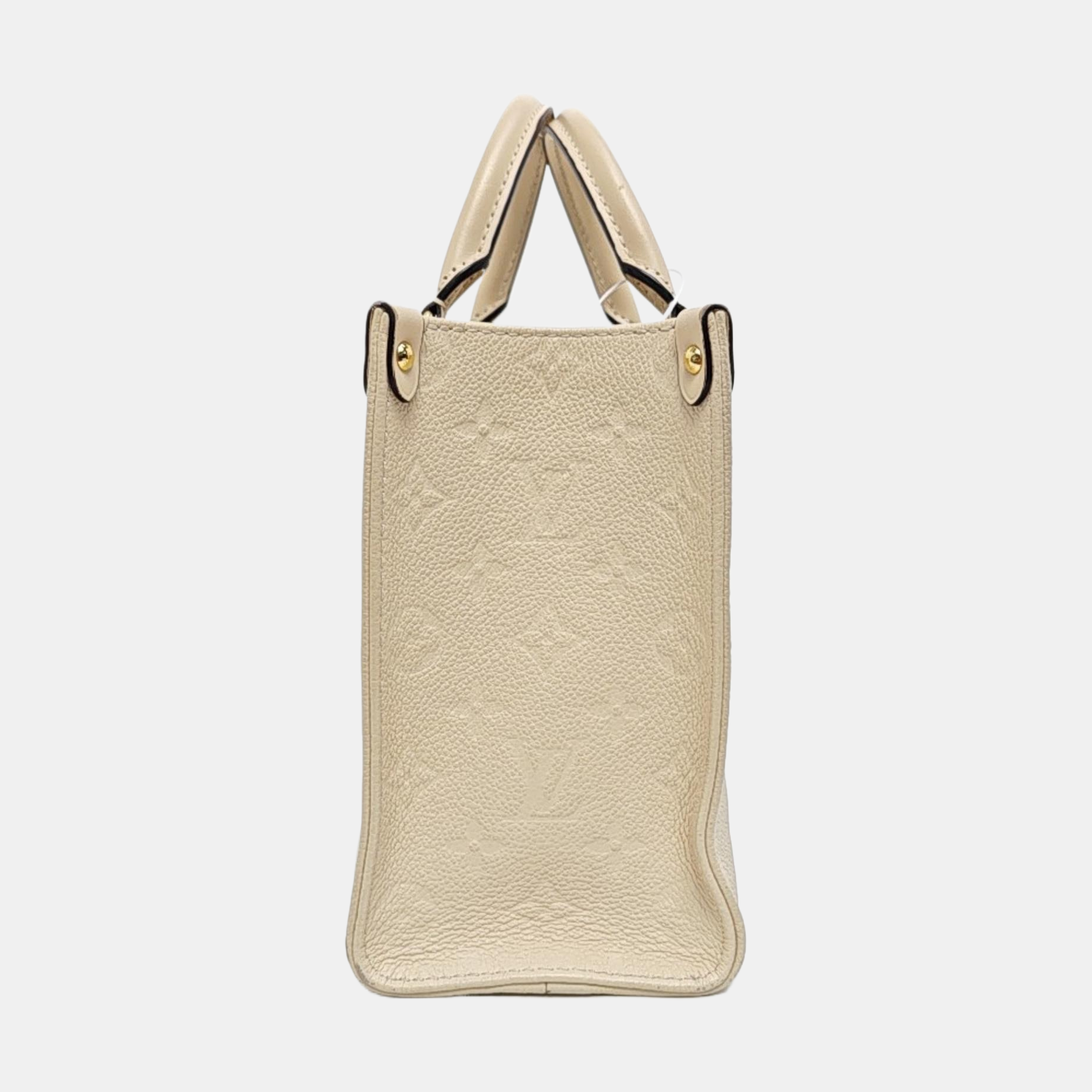 ONTHEGO PM Monogram Calfskin Beige