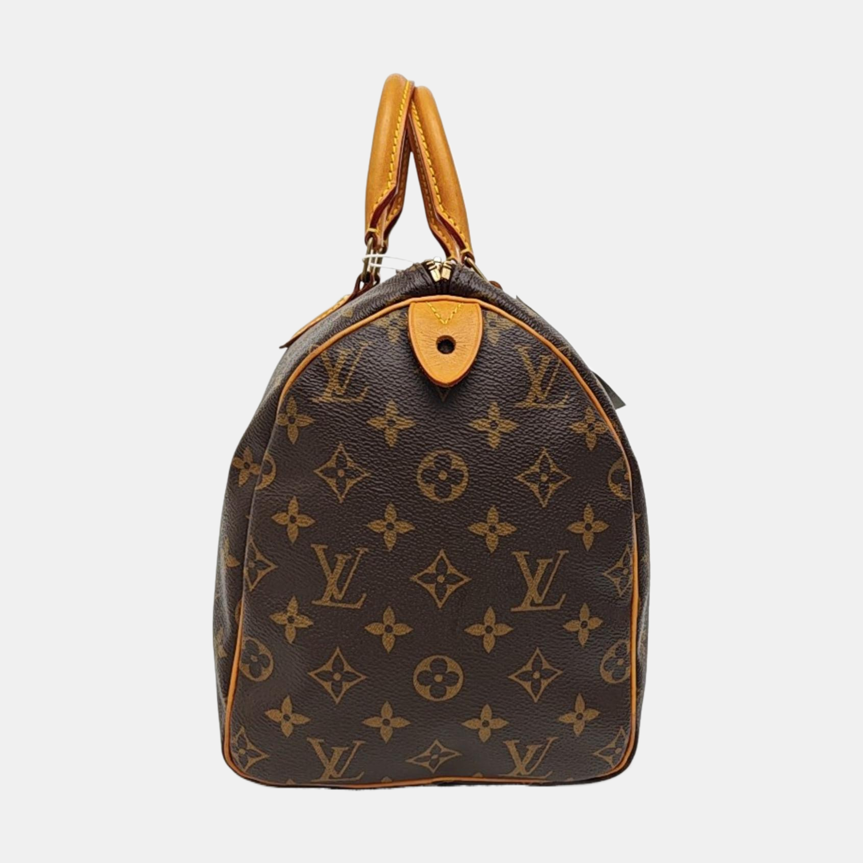 SPEEDY 30 Monogram Coated Canvas Brown