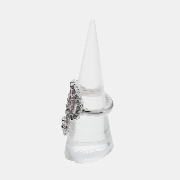 HK 13 Metal Silver Ring