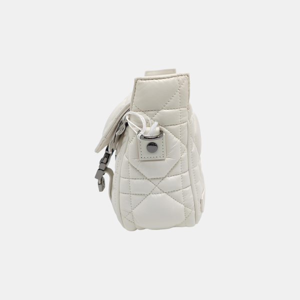 Authenticated pre-owned  Diorcamp Small Cannage Calfskin White - Shoulder Bag at Looply
