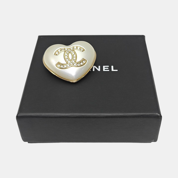 Metal Gold Brooch